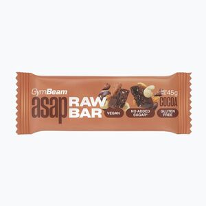 Energia szelet GymBeam ASAP Raw 45 g cocoa (ASAP Raw 98467) kép