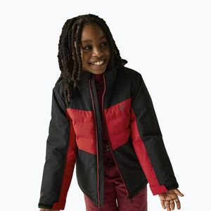 Gyerek síkabát Dare 2b Cheery black/danger red (Cherry DKP585_YQ6) kép