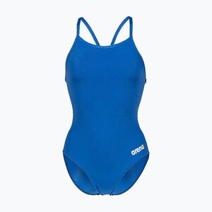 Női egyrészes fürdőruha Arena Team Light Drop Solid royal/white (Team Light Drop Solid 004767/720) kép