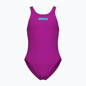 Gyerek egyrészes fürdőruha Arena Team Swim Tech Solid very fuchsia/water (Team Swim Tech Solid 004764/905) kép
