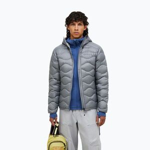 Férfi pehelykabát Peak Performance Helium Down Hood lt grey/antarctica (Helium Down Hood G79845220) kép