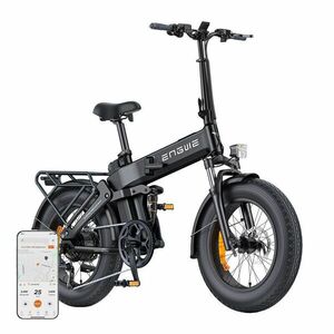 Engwe Engine Pro 3.0 Boost 250W 20" elektromos kerékpár fekete kép