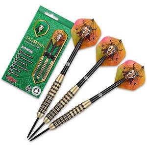 Darts nyílkészlet Shot Value Range Talisman Brass acél 3db, kiváló minőség, strapabíró kialakítás kép