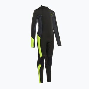 Gyermek úszóhab Billabong 4/3 Boys Absolute BZ GBS Full stealth (4/3 mm Absolute Back Zip ABBW100127-STH) kép
