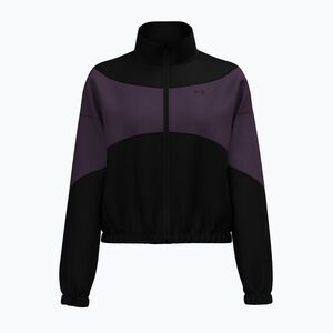Női edződzseki Under Armour Rival Woven black/purple echo/black (Rival Woven 1389631-002) kép
