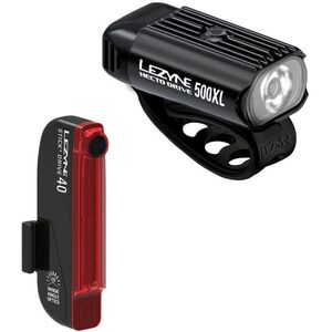 Lezyne Hecto Drive 500XL / Stick+ Drive Pair / Black / Black kép