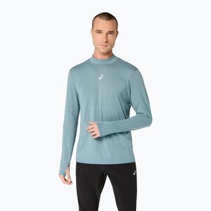 Férfi Termoaktiv pulóver ASICS Road Winter Seamless Top foggy teal (Road Winter Seamless 2011D360-400) kép