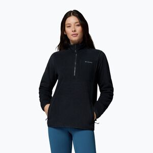 Női polár pulóver Columbia Pacific Arch 200 Half Zip Fleece Black (Pacific Arch 200 Half Zip Fleece 2172773010) kép