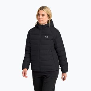 Női pehelykabát Jack Wolfskin Wild Pass Down Hoody Rds black (Wild Pass Down Hoody Rds A66374_6000_A04) kép