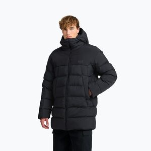 Férfi bélelt kabát Jack Wolfskin Icy Hollow Hooded phantom (Icy Hollow Hooded A66206_6350_A06) kép