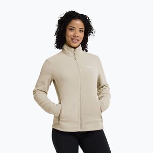 Női polár pulóver Jack Wolfskin Taunus 100 Full Zip oyster (Taunus 100 Full Zip A65796_A0084_A04) kép