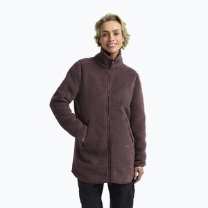Női polár pulóver Jack Wolfskin High Curl Coat sheer plum (High Curl Coat A65074_I0159_A04) kép