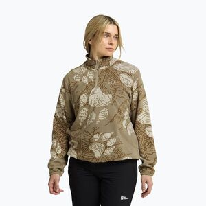 Női polár pulóver Jack Wolfskin Paw Era 100 Orint Half Zip paw hazel wood (Paw Era 100 Orint Half Zip A65983_T0574_A04) kép