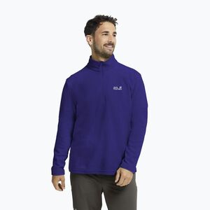 Férfi polár pulóver Jack Wolfskin Taunus 100 Full Zip glow ink (Taunus 100 Full Zip A65798_C0711_A06) kép
