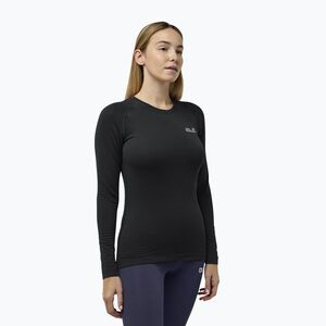 Női Termoaktiv pulóver Jack Wolfskin Infinite Warm LS black (Infinite Warm LS A60319_6000_A04) kép