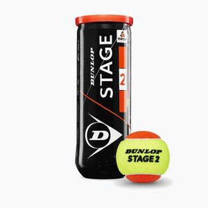 Teniszlabdák Dunlop Stage 2 3 pack orange (Stage 2 3B 601684) kép