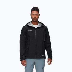 Férfi esőkabát Mammut Crater Light HS Hooded Jacket Men black (Crater Light HS Hooded 1010-31450-0001-113) kép