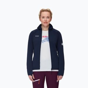 Női túra pulóver Mammut Aconcagua ML Hooded Jacket Women marine (Aconcagua ML Hooded 1014-04442-5118-112) kép