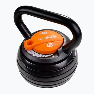 Állítható Kettlebell GymBeam Kettlebell Adjustable 18 kg black (Kettlebell Adjustable 49006) kép