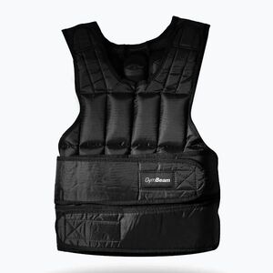 Súlyozott edzőmellény GymBeam Weighted Vest 15 kg black (Weighted Vest 46018) kép