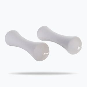 Kézisúlyzók GymBeam Neoprene Dumbbells 2 x 2 kg grey (Neoprene Dumbbells 48964) kép