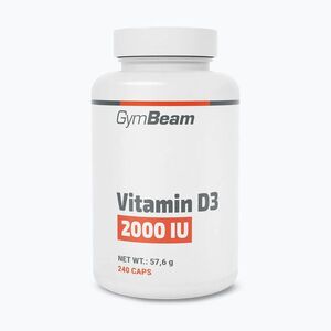 D3-vitamin GymBeam 2000 IU 240 kapsułek (2000 IU 112561) kép