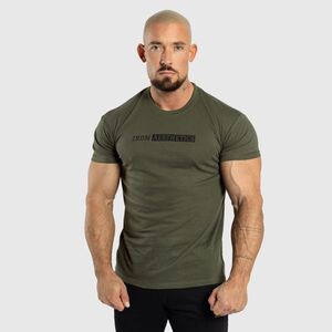 Férfi fitness póló Iron Aesthetics Gym, katonazöld kép