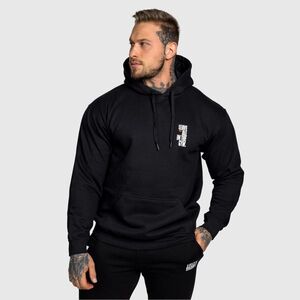 Férfi fitness pulóver Iron Aesthetics Motive, fekete kép