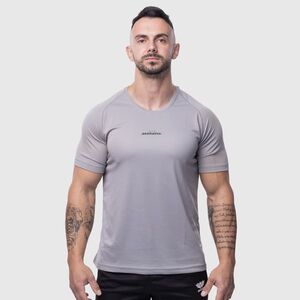 Férfi sportpóló Iron Aesthetics Training, szürke kép