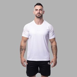 Férfi sportpóló Iron Aesthetics Training, fehér kép