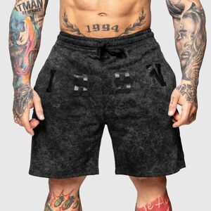 Férfi melegítősort Iron Aesthetics College, washed black kép