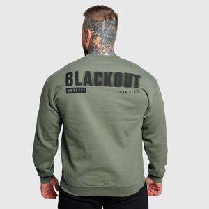 Férfi pulóver Iron Aesthetics Blackout, zöld kép