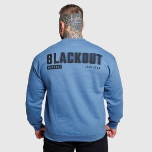 Férfi pulóver Iron Aesthetics Blackout, kék kép