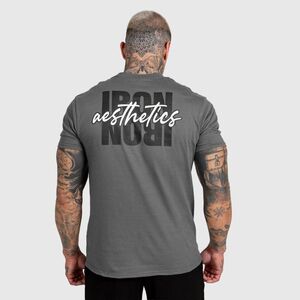 Férfi póló Iron Aesthetics Reflect, sötétszürke kép