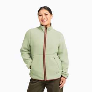 Női polár pulóver Jack Wolfskin Lite Curl Full Zip melon (Lite Curl Full Zip A65751_E0338_A04) kép