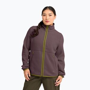 Női polár pulóver Jack Wolfskin Lite Curl Full Zip sheer plum (Lite Curl Full Zip A65751_I0159_A04) kép