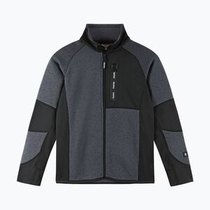 Gyerek polár pulóver Reima Liukuen soft black (Liukuen 5200046B-978A) kép