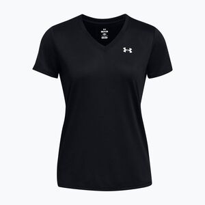 Női edző póló Under Armour Tech SSV Solid black/white (Tech SSV Solid 1384229-001) kép