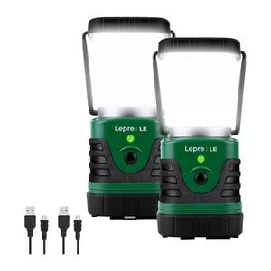 LEPRO 3300008-2 kempinglámpa, 4400 mAh, 2 darabos csomag kép