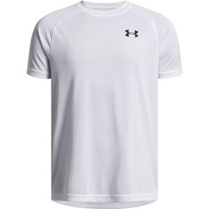 Under Armour UA TECH 2.0 SS Fiú póló sportoláshoz, fehér, méret L kép