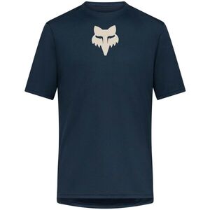 Fox RANGER SS JERSEY FOX HEAD Férfi kerékpáros mez, sötétkék, méret kép