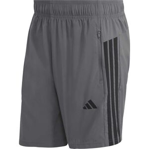 adidas WORKOUT ESSENTIALS BASE 3 STRIPES SHORT Férfi sport rövidnadrág, szürke, méret kép