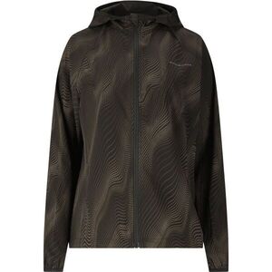 ENDURANCE MALAKAS W AOP JACKET REFLECTIVE Női futódzseki, fekete, méret kép