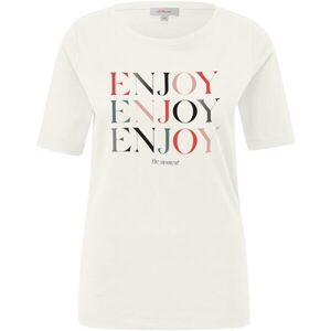 s.Oliver RL T-SHIRT Női póló, fehér, méret kép