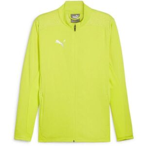 Puma TEAMFINAL TRAINING JACKET Férfi sportos pulóver, világoszöld, méret kép