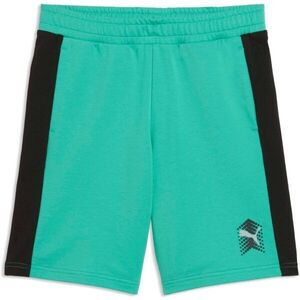 Puma ACTIVE SPORTS SWEAT SHORTS B Fiú rövidnadrág, zöld, méret kép