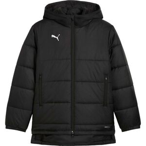 Puma TEAMADDITIONS BENCH JACKET JR Gyerek dzseki, fekete, méret kép