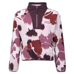 Columbia SEQUOIA GROVE II PRINTED HALF ZIP Női polár pulóver, piros, méret kép