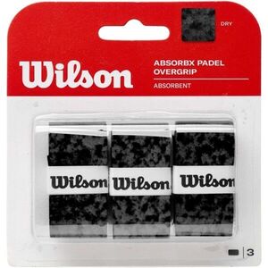 Wilson ABSORBX OVERGRIP PADEL 3PACK Padelütő overgrip, fekete, méret kép