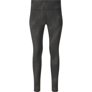 ENDURANCE EASTONE W PRINTED TIGHTS REFLECTIVE Női sport leggings, fekete, méret kép